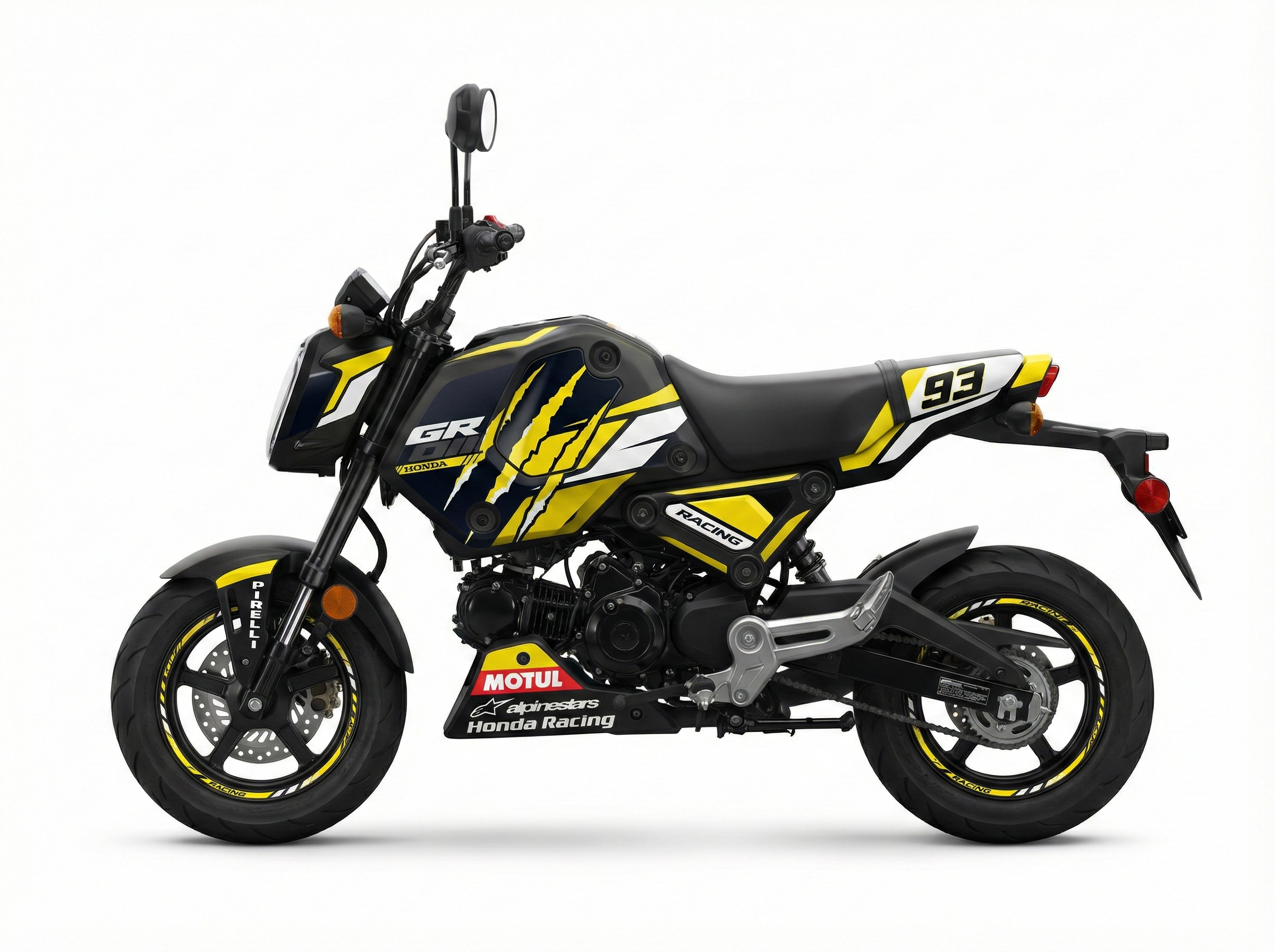 Honda Grom Graphics Kit