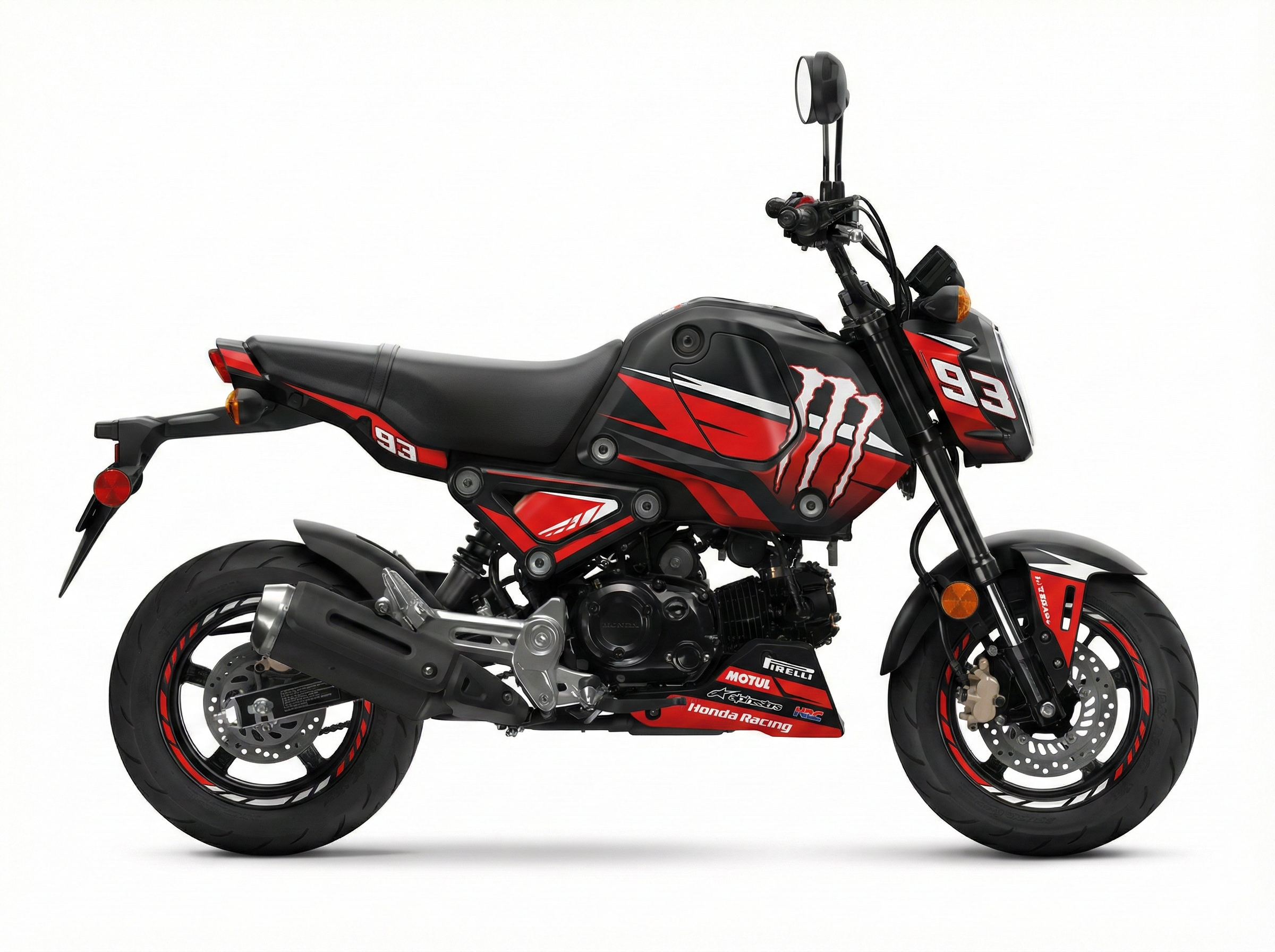 Honda Grom Graphics Kit