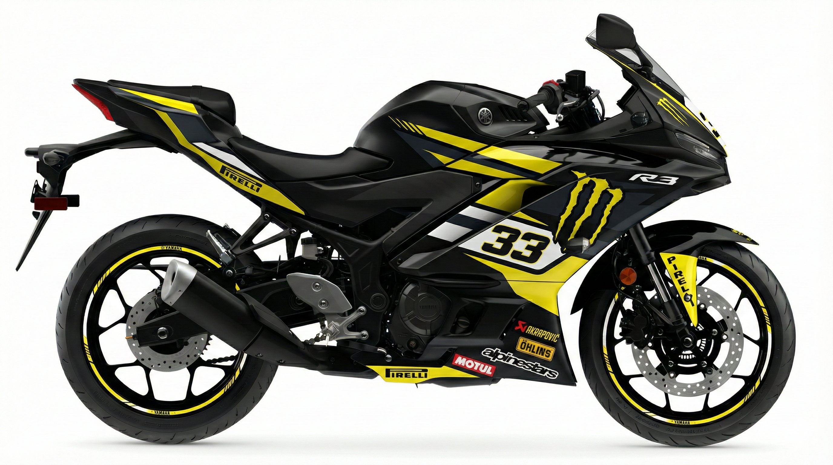 Yamaha YZF-R3 Graphics Kit