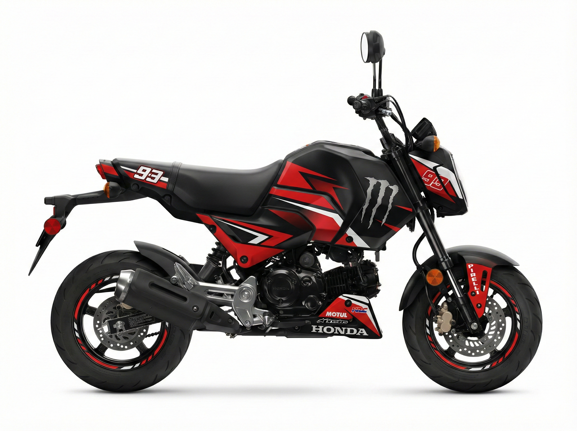 Honda Grom Graphics Kit