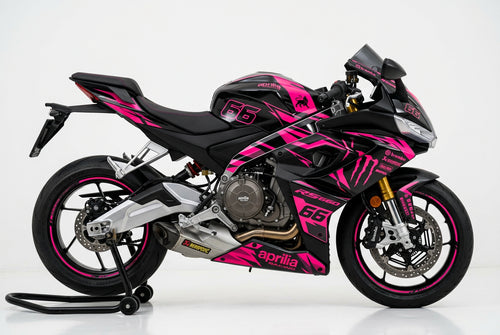 Aprilia RS 660 Graphics Kit Pink Black