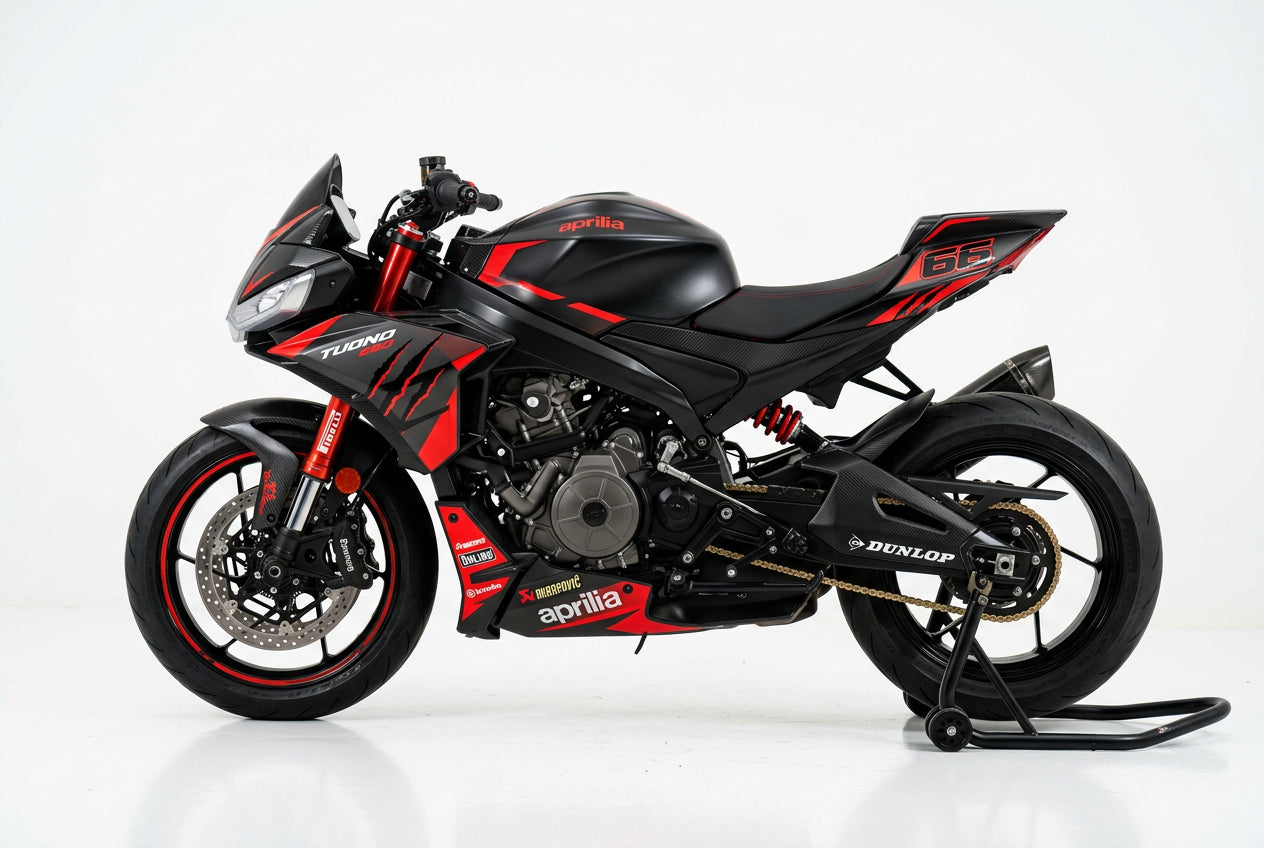 Aprilia Tuono 660 Graphics Kit Carbon Red