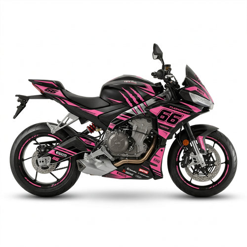 Aprilia Tuono 660 Pink Black Graphics Kit
