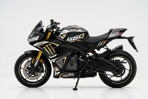 Aprilia Tuono 660 Graphics Kit White Gold