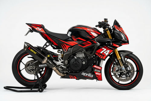 Aprilia Tuono V4 Graphics Kit Red Black