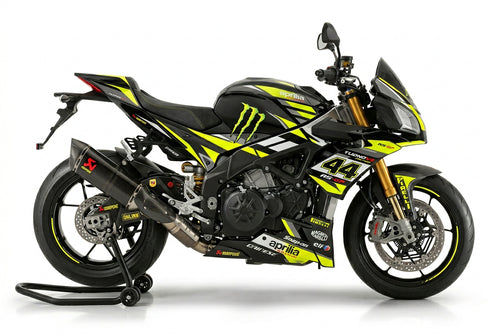 Aprilia Tuono V4 Graphics Kit Yellow Black