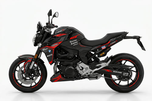 BMW F900R Carbon Red Racing Decal Kit