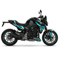 BMW F900R Cyan White Graphics Kit