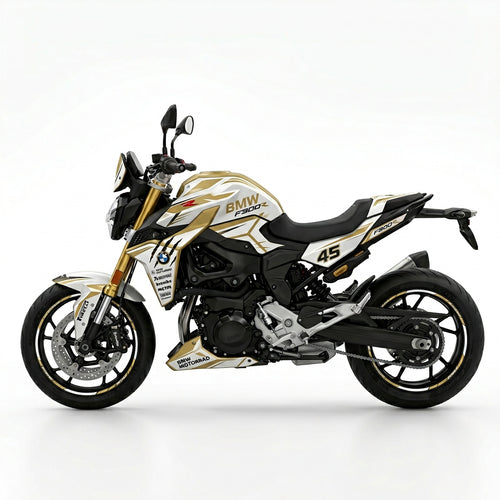 BMW F900R White Gold Graphics Kit
