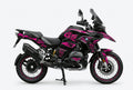 BMW R1250GS Pink Black Racing Decal Kit