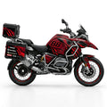 BMW R1250GS Red Black Graphics Kit