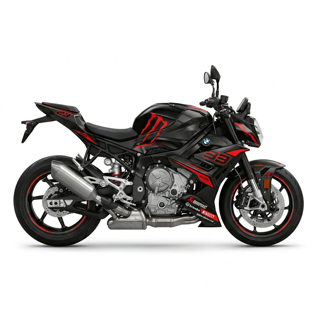 BMW S1000R Carbon Red Graphics Kit