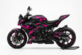 BMW S1000R Pink Black Racing Decal Kit