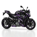 BMW S1000R Purple Silver Graphics Kit