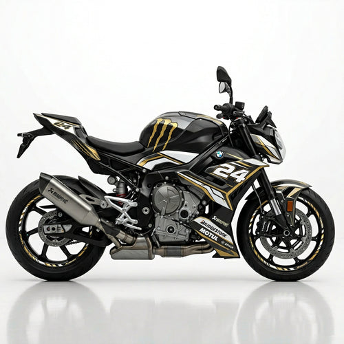 BMW S1000R White Gold Graphics Kit
