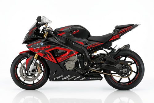 BMW S1000RR Carbon Red Racing Decal Kit