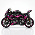 BMW S1000RR Pink Black Racing Graphics Kit