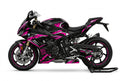 BMW S1000RR Pink Black Racing Decal Kit