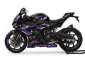 BMW S1000RR Purple Silver Racing Decal Kit