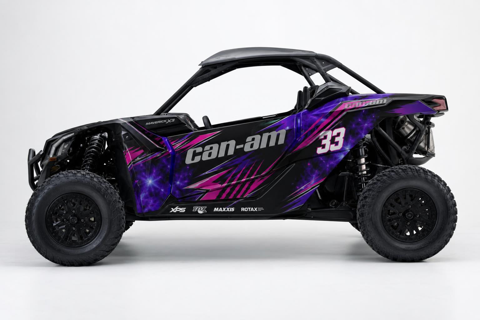 Can-Am Maverick X3 Purple Haze wrap kit