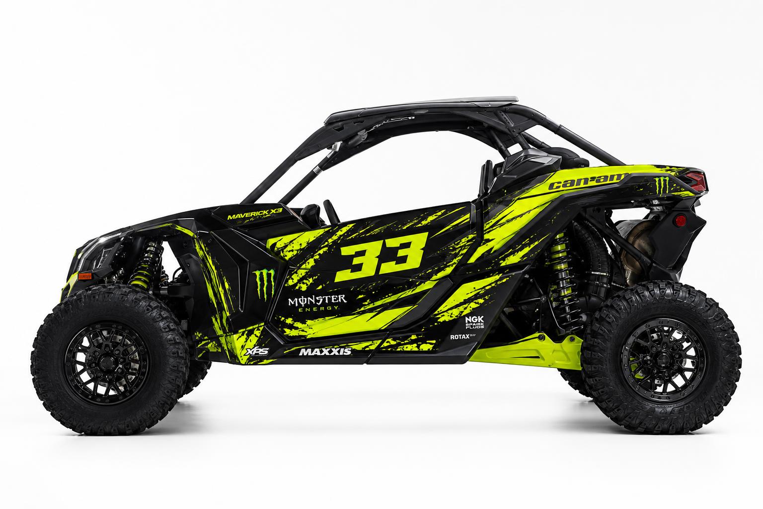 Can-Am Maverick X3 Toxic Acid wrap kit