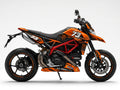 Ducati Hypermotard Orange Black Graphics Kit