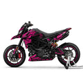 Ducati Hypermotard Pink Black Racing Decal Kit