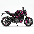 Ducati Monster Pink Black Racing Decal Kit