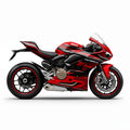 Ducati Panigale V2 Red Black Graphics Kit
