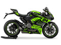 Ducati Panigale V2 Green Black Graphics Kit