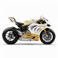 Ducati Panigale V4 White Gold Premium Decal Kit