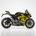 Ducati Panigale V2 Yellow Black Racing Decal Kit