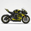 Ducati Panigale V4 Yellow Black Racing Decal Kit