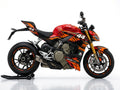 Ducati Streetfighter V4 Orange Black Graphics Kit