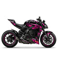 Ducati Streetfighter V4 Pink Black Racing Graphics Kit