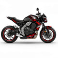 Honda CB1000R Carbon Red Racing Decal Kit