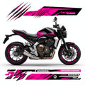 Honda CB1000R Pink Black Racing Decal Kit