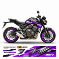 Honda CB1000R Purple Silver Racing Decal Kit