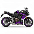Honda CB650R Purple Silver Racing Decal Kit