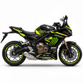 Honda CB650R Neon Yellow Black Racing Decal Kit