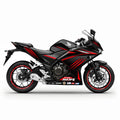 Honda CBR500R Carbon Red Racing Decal Kit