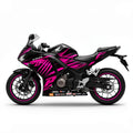 Honda CBR500R Pink Black Racing Decal Kit