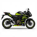 Honda CBR500R Neon Yellow Black Racing Decal Kit