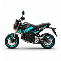 Honda Grom Cyan White Racing Decal Kit