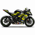 Kawasaki Ninja ZX-10R Yellow Black Decal Kit