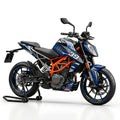 KTM Duke 390 Blue Silver Graphics Kit