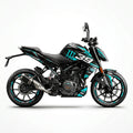 KTM Duke 390 Cyan White Graphics Kit