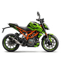 KTM Duke 390 Green Black Graphics Kit