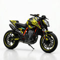 KTM Duke 790 Yellow Black Graphics Kit