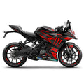 KTM RC 390 Carbon Red Graphics Kit
